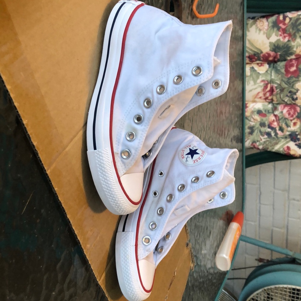 White high top converse